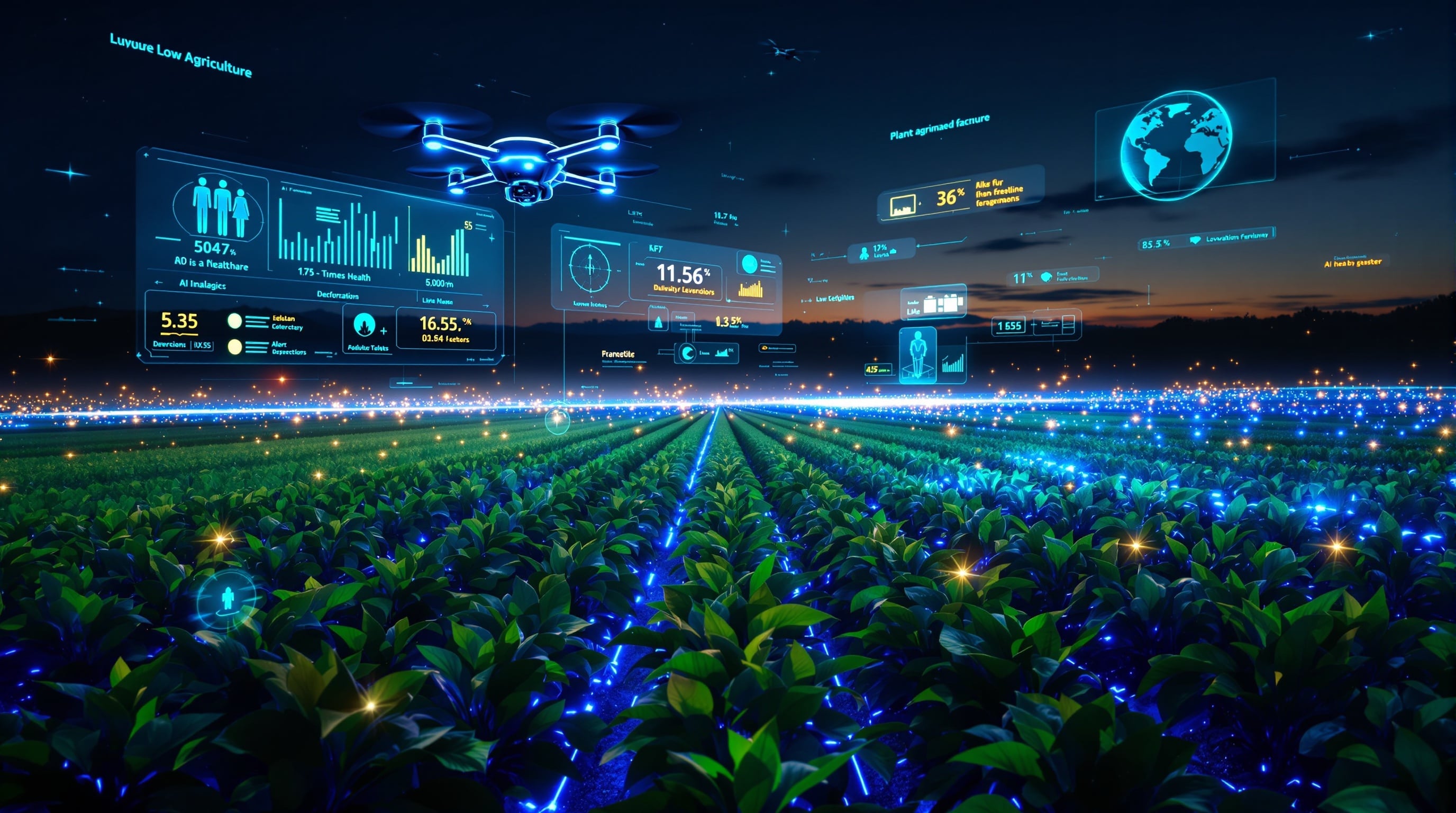 AI for Low-Pesticide Agriculture visualization
