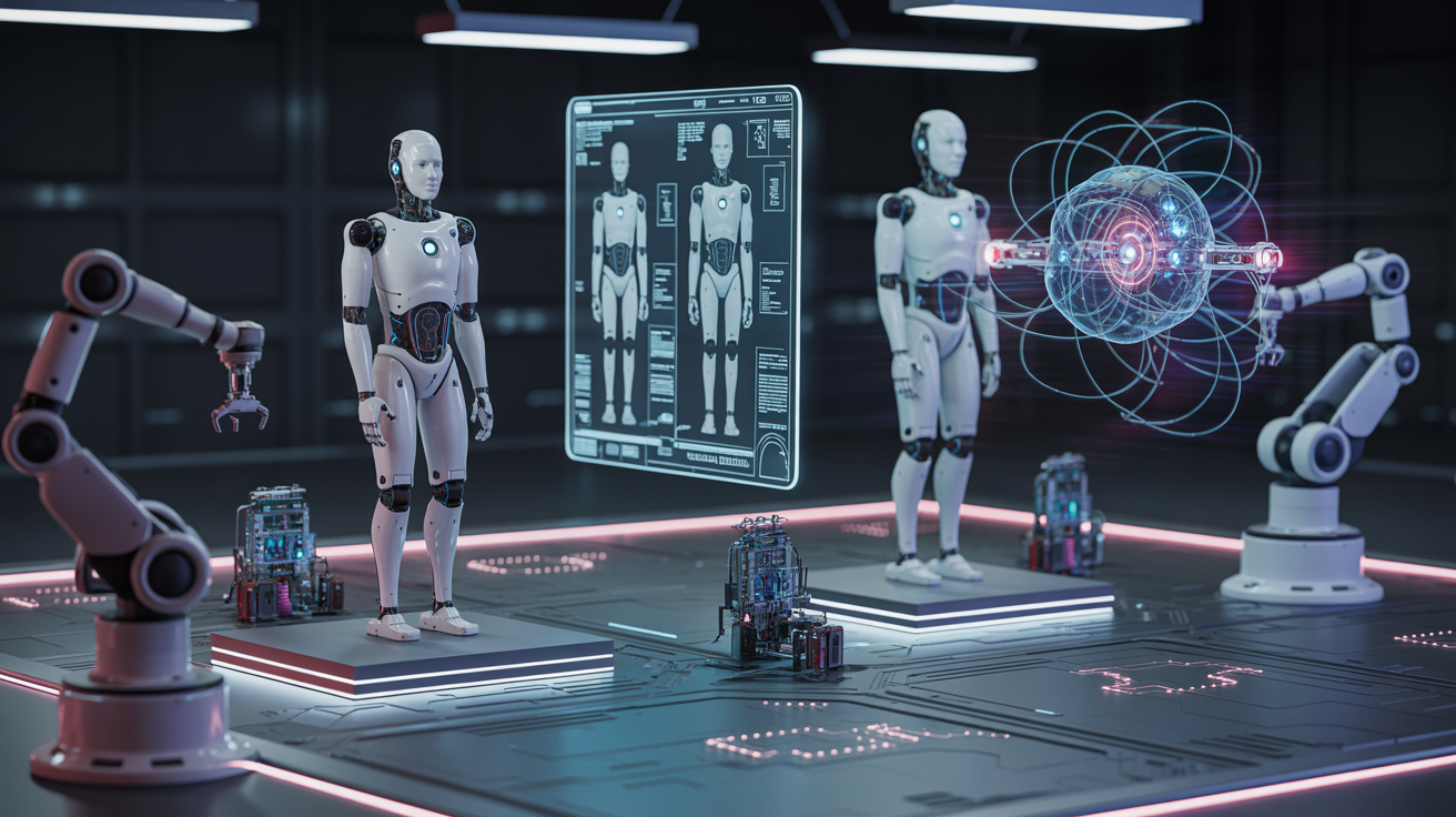 AI for Product Design and Robotics Solutions visualization